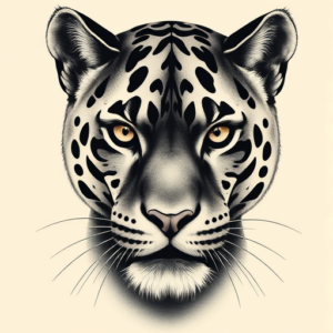 Portrait Panther Tattoo