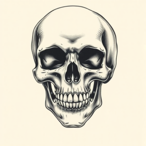 Portrait Skull Tattoo