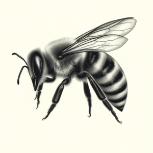 Realism Bee Tattoo