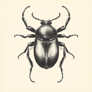 Realism Beetle Tattoo
