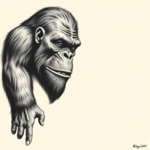 Realism Bigfoot Tattoo