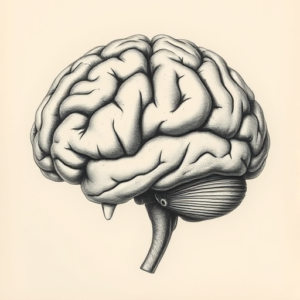 Realism Brain Tattoo