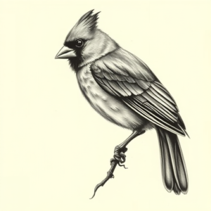 Realism Cardinal Tattoo