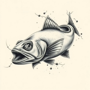 Realism Catfish Tattoo