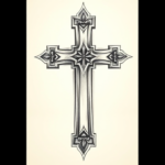 Realism Cross Tattoo