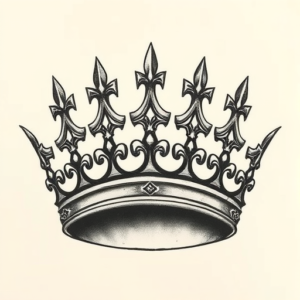 Realism Crown Tattoo