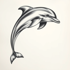Realism Dolphin Tattoo
