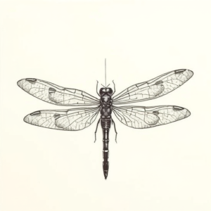 Realism Dragonfly Tattoo
