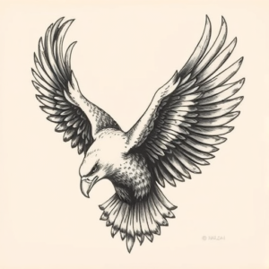 Realism Eagle Tattoo