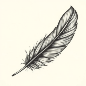 Realism Feather Tattoo