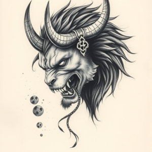 Realism Fenrir Tattoo