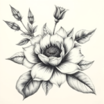 Realism Floral Tattoo