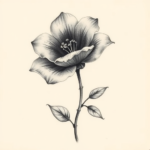 Realism Flower Tattoo