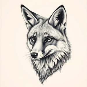 Realism Fox Tattoo