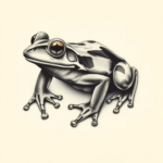 Realism Frog Tattoo