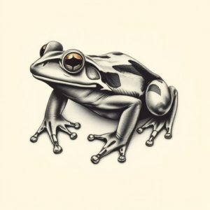Realism Frog Tattoo