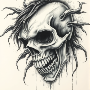 Realism Horror Tattoo