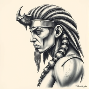 Realism Horus Tattoo