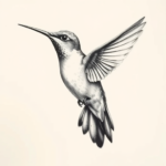 Realism Hummingbird Tattoo