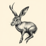 Realism Jackalope Tattoo