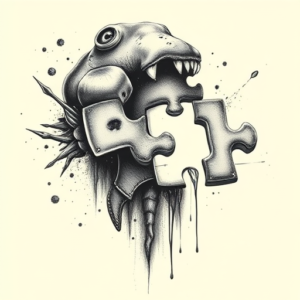 Realism Jigsaw Tattoo