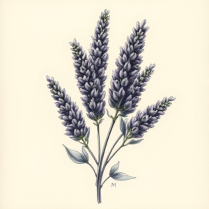 Realism Lavender Tattoo