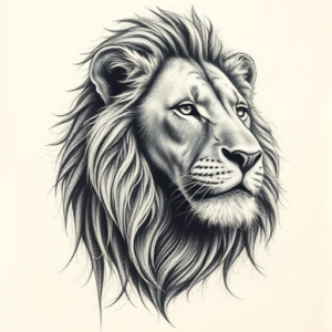 Realism Lioness Tattoo