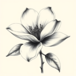 Realism Magnolia Tattoo