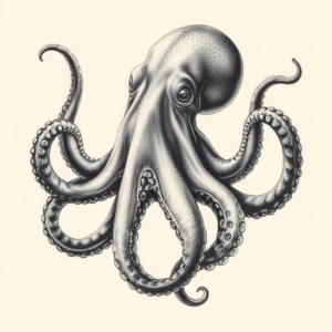 Realism Octopus Tattoo