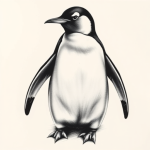Realism Penguin Tattoo