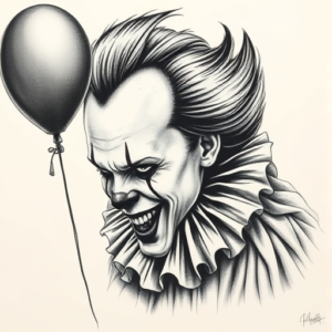 Realism Pennywise Tattoo