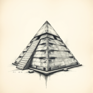 Realism Pyramid Tattoo