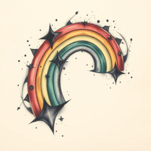 Realism Rainbow Tattoo