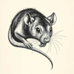 Realism Rat Tattoo