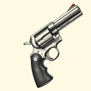 Realism Revolver Tattoo
