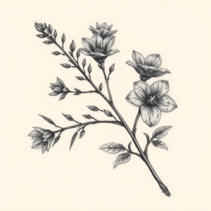 Realism Rosemary Tattoo