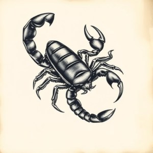 Realism Scorpio Tattoo