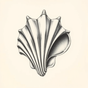 Realism Seashell Tattoo