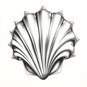 Realism Shell Tattoo