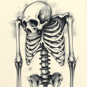 Realism Skeleton Tattoo