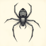 Realism Spider Tattoo