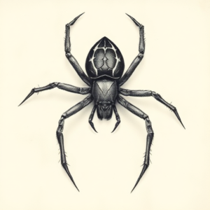 Realism Spider Tattoo