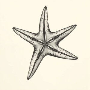 Realism Starfish Tattoo