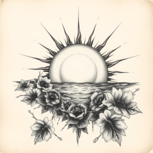 Realism Sunrise Tattoo