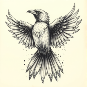 Realism Thunderbird Tattoo
