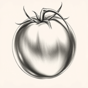 Realism Tomato Tattoo