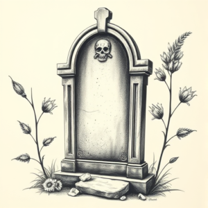 Realism Tombstone Tattoo