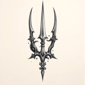 Realism Trident Tattoo
