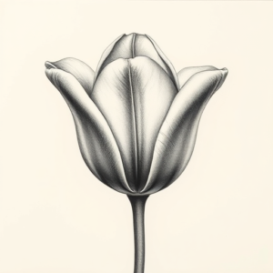 Realism Tulip Tattoo