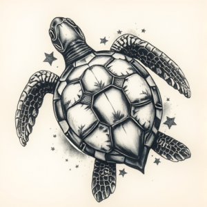 Realism Turtle Tattoo